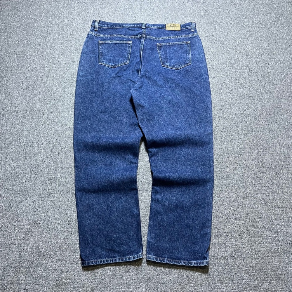 Geoffrey Beene Jeans 42x32 Blue Denim Straight Leg Relaxed‎ Fit Mens 90s Style